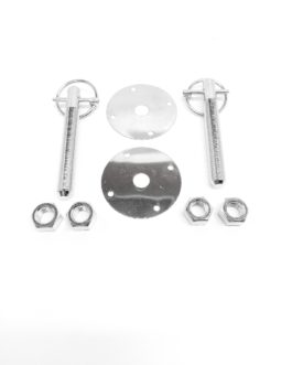 Chrome Bonnet Latch Kit