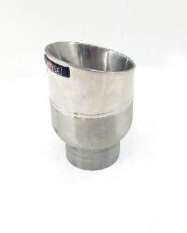 F1X Chrome Exhaust Tip 76mm