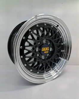 14″ 4/100 (108) SQ BBS BLK ET28 6.5J